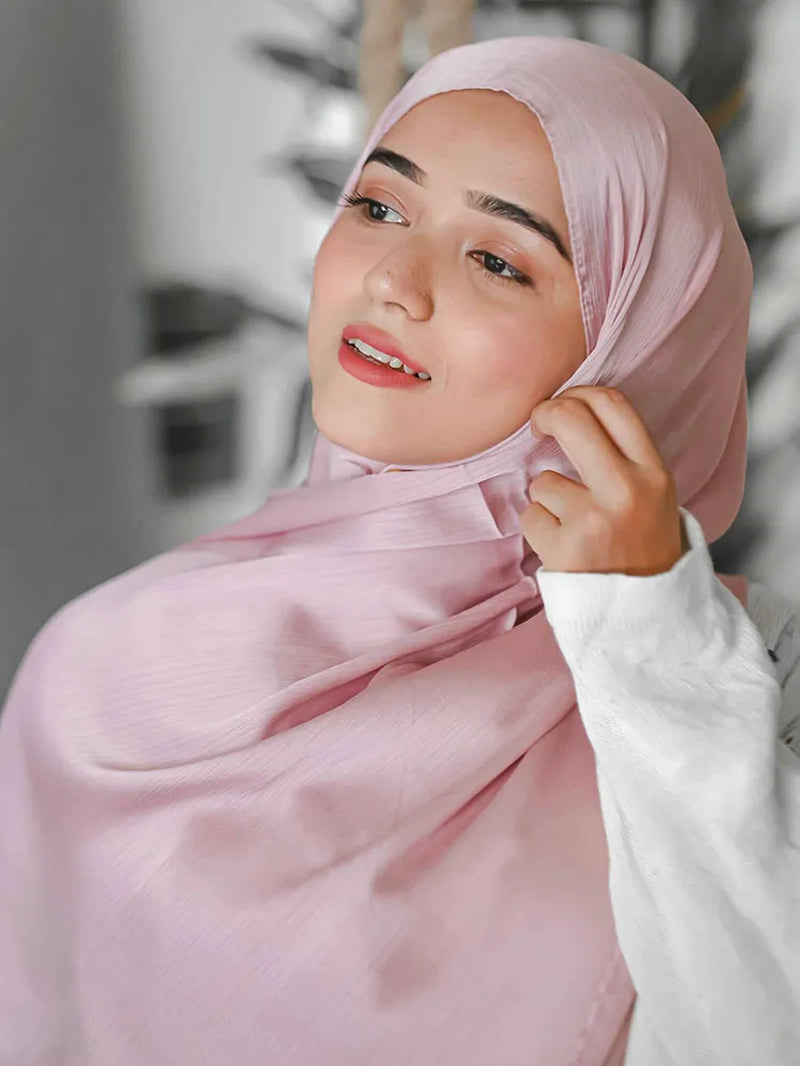 Premium Satin Crinkle Hijab 