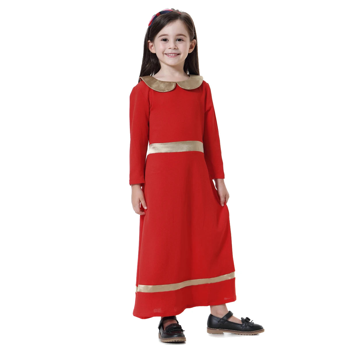 Girls' Long Sleeve School Dress