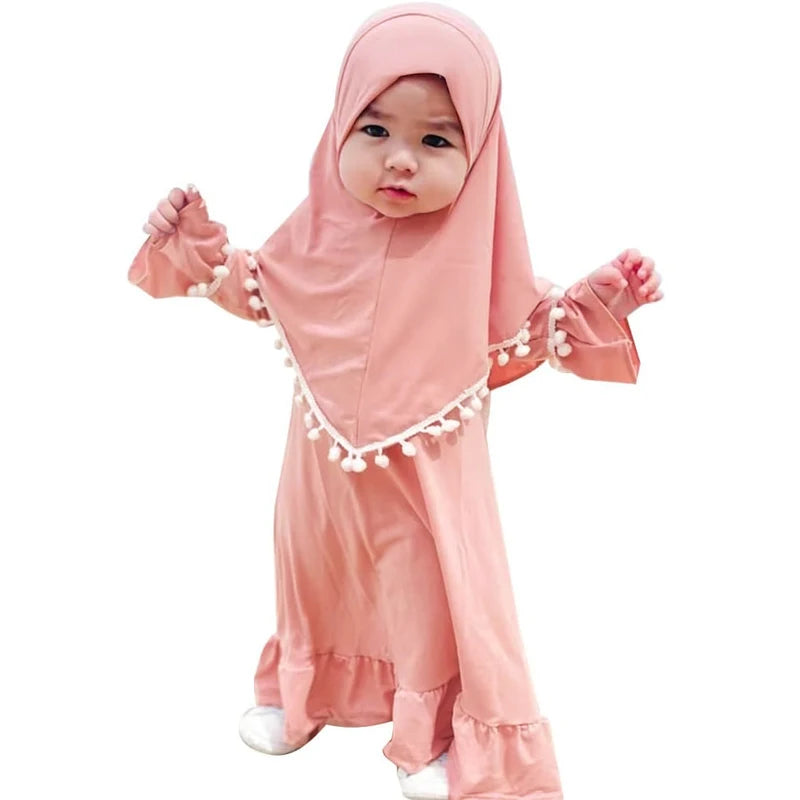 Baby Muslim's Girls' 2-Piece Set