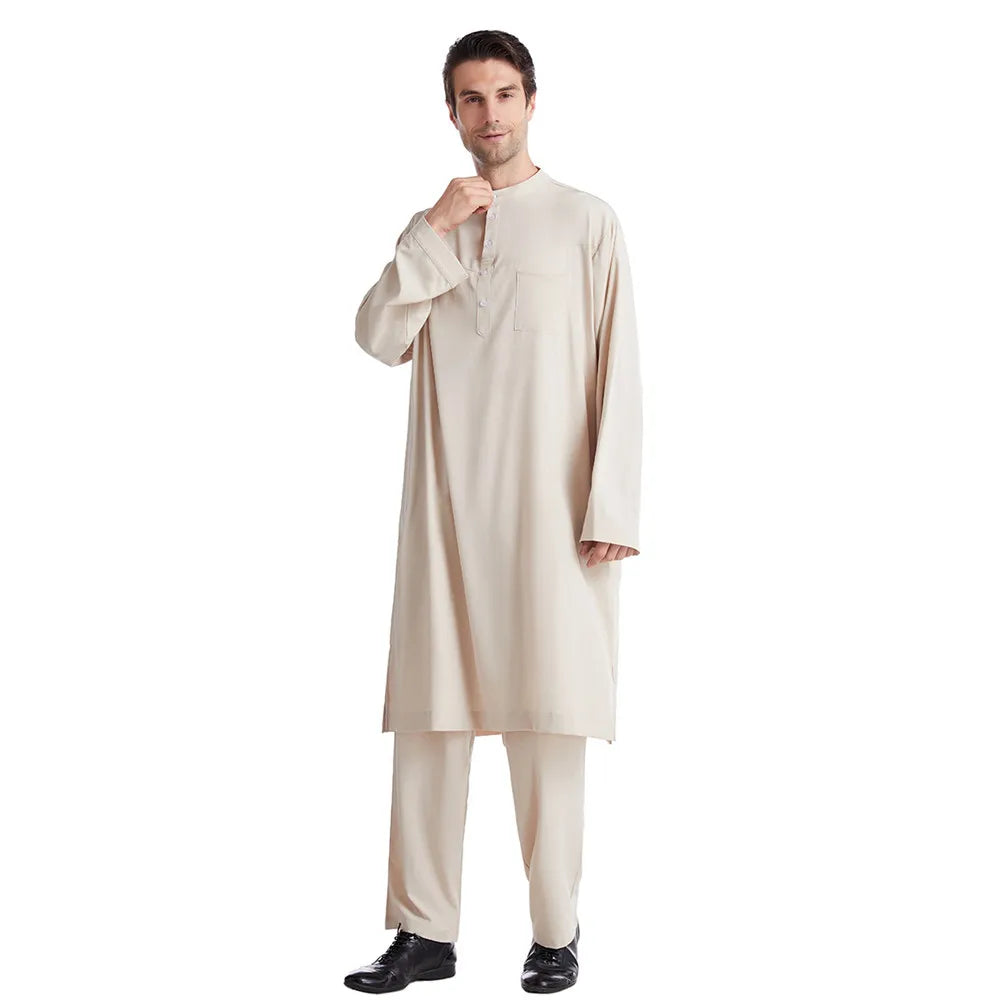 Men's 2-Piece Omani Thobe 