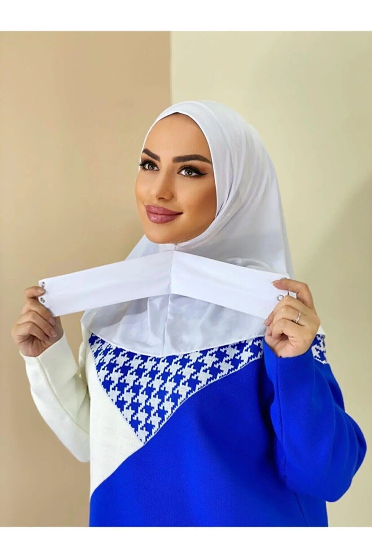 Instant Sports Hijab with Tie Scarf