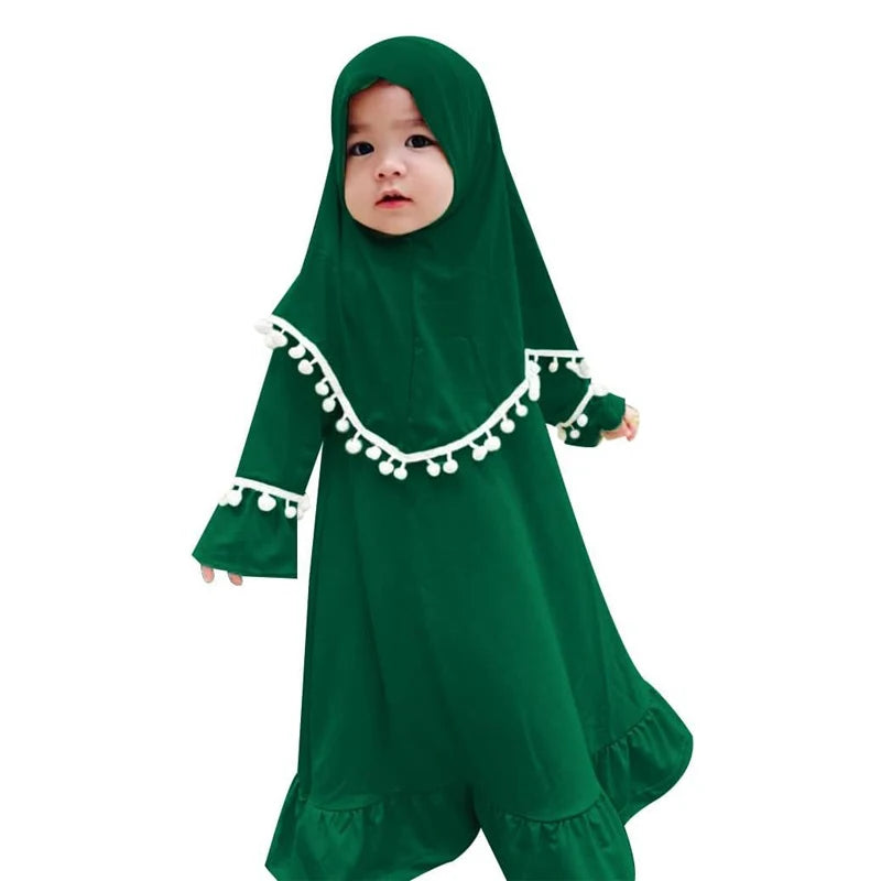 Baby Muslim's Girls' 2-Piece Set