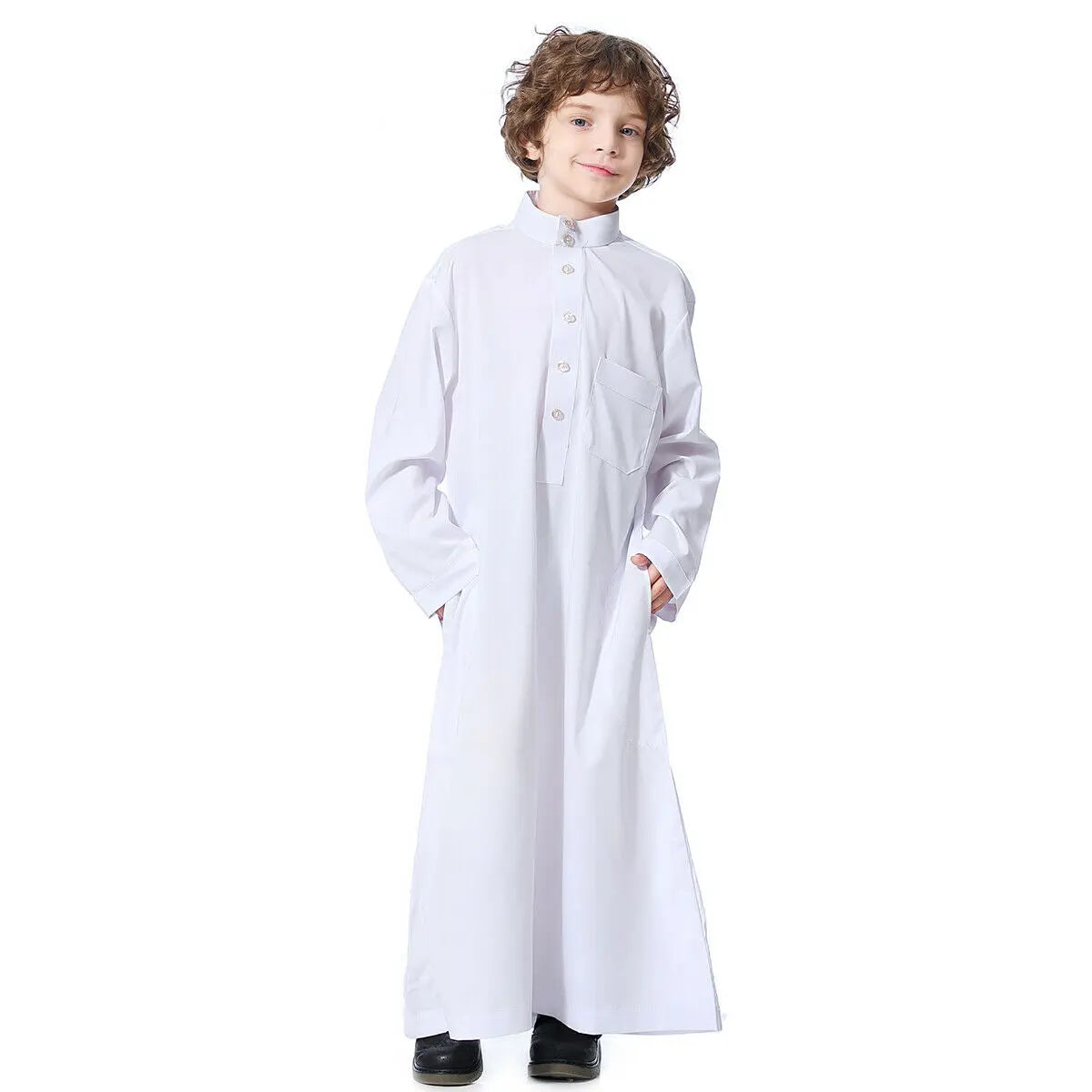  Boys classic buttoned  Dishdasha 