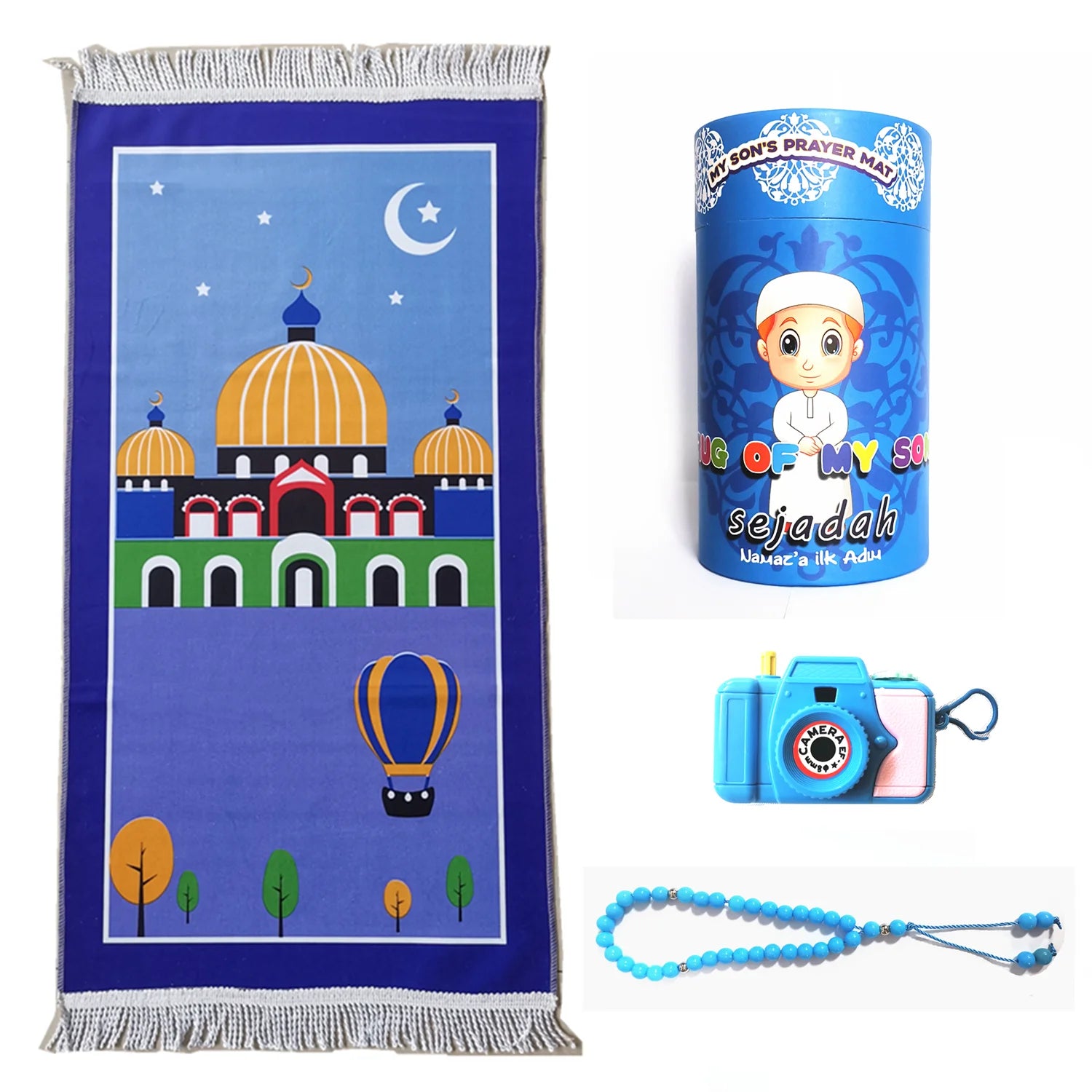 Kids Prayer Mat Eid Gifts for Kids Salah Mat for Kids Enjoyable Prayer Rug for Kids