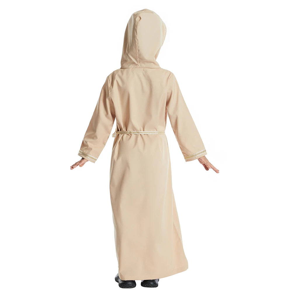 Muslim Girls Hooded Djellaba 