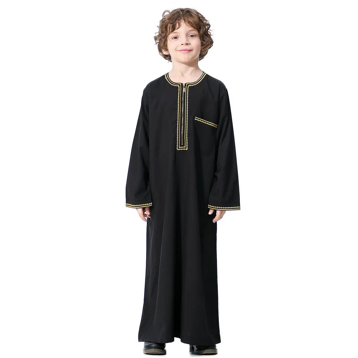 Boys' Saudi Thobe - Jubba Dishdasha Prayer Robe