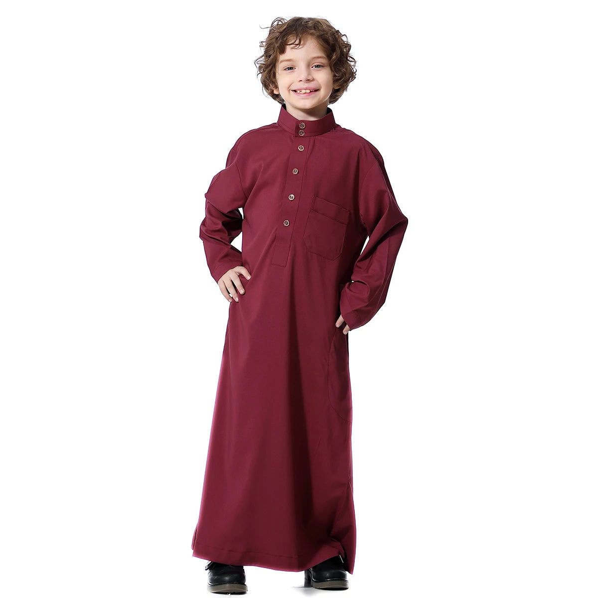  Boys classic buttoned  Dishdasha 